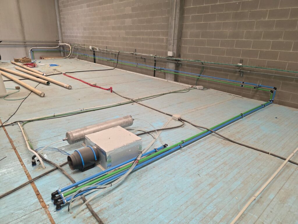 Instalación aire comprimido y nitrógeno en Llinars del vallès | Servymex