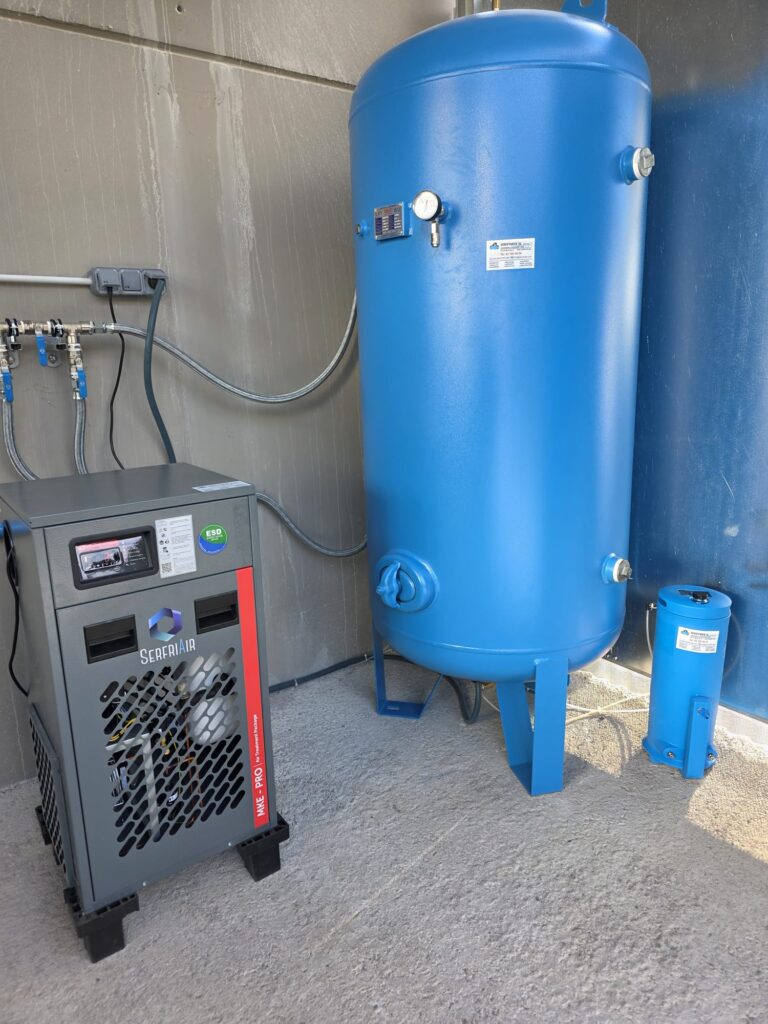 Instalación aire comprimido en empresa de acero inoxidable en el Maresme | Servymex